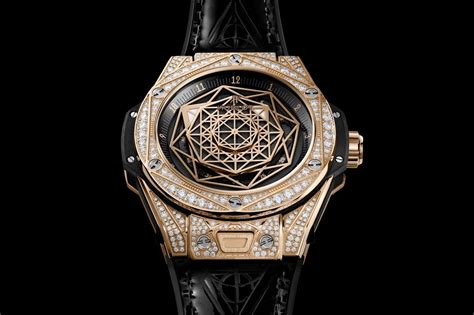 hublot sang bleu king gold pave|Big Bang Sang Bleu King Gold Pavé 39 mm .